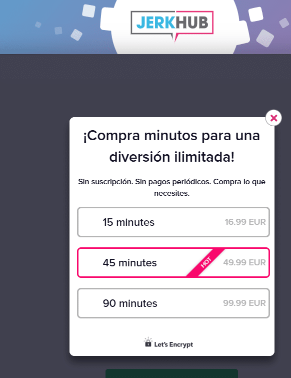 Cuánto cuesta JerkHub