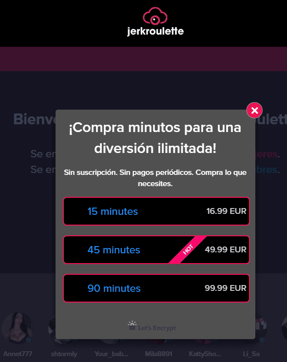 jerkroulette precios