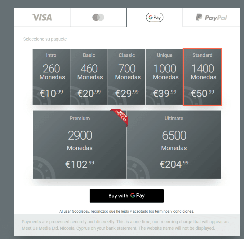 Cuánto cuesta sex-dater precios