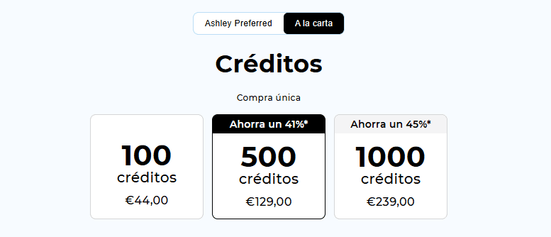 creditos en ashley madison