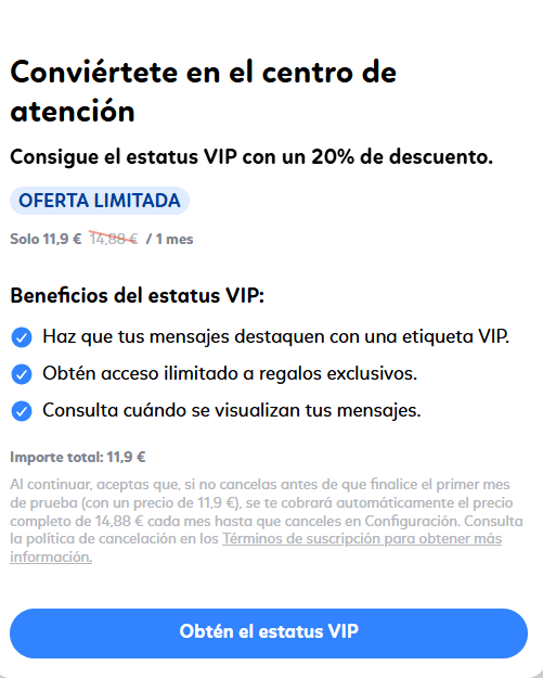 Cuánto cuesta Kismia